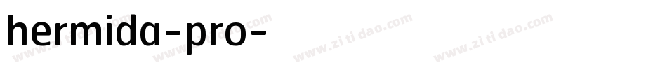 hermida-pro字体转换
