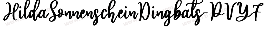 HildaSonnenscheinDingbats-PVY7字体转换