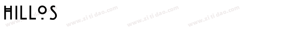 Hillos字体转换