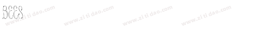 bees字体字体转换