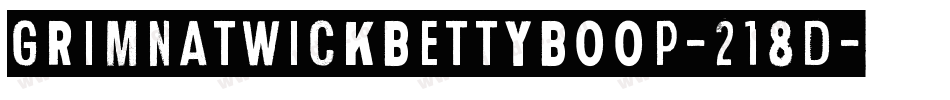 GrimNatwickBettyBoop-218d字体转换