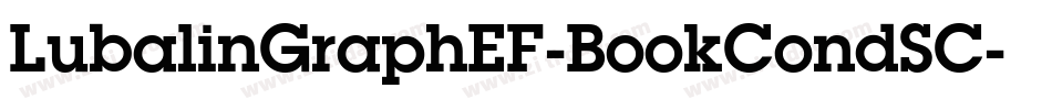 LubalinGraphEF-BookCondSC字体转换