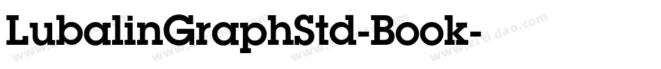 LubalinGraphStd-Book字体转换