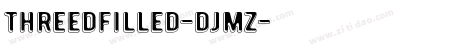 ThreedFilled-dJMZ字体转换