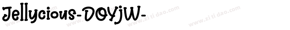 Jellycious-DOYjW字体转换