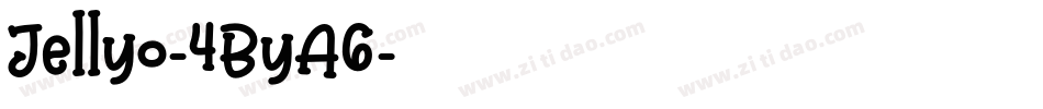 Jellyo-4ByA6字体转换