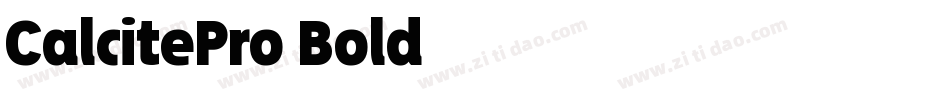 CalcitePro-Bold字体转换