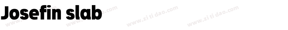 Josefin-slab字体转换