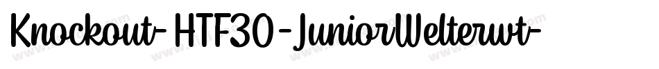 Knockout-HTF30-JuniorWelterwt字体转换