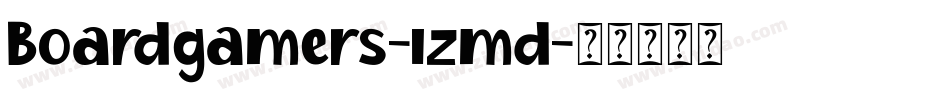 Boardgamers-lzmd字体转换