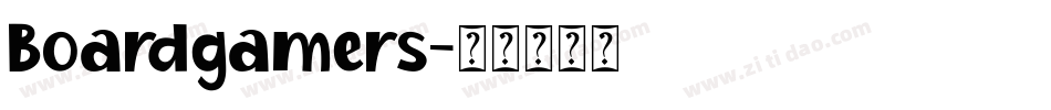 Boardgamers字体转换