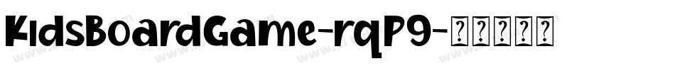 KidsBoardGame-rqP9字体转换