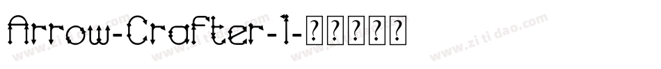 Arrow-Crafter-1字体转换
