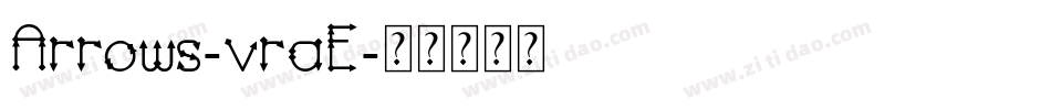 Arrows-vraE字体转换
