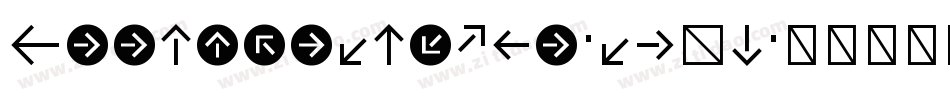 ArrowsRegular-ejYp字体转换