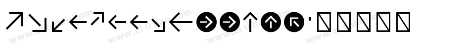 DNealianArrows字体转换