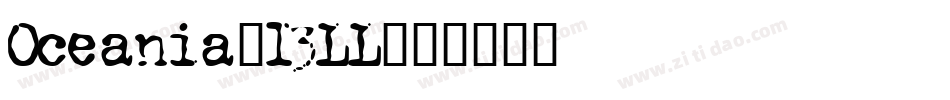 Oceania-13LL字体转换