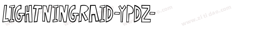 LightningRaid-ypdZ字体转换