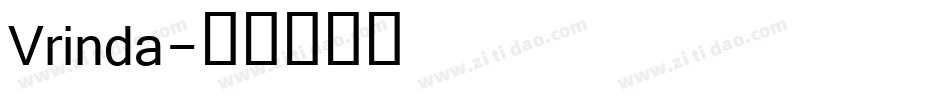 Vrinda字体转换
