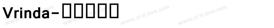 Vrinda字体转换