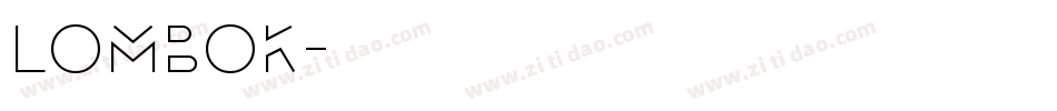 lombok字体转换