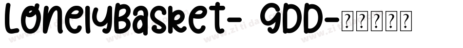 LonelyBasket-7GDD字体转换