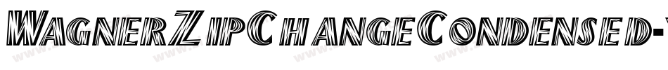 WagnerZipChangeCondensed-y71M字体转换