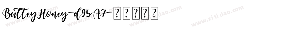 ButteyHoney-d95A7字体转换