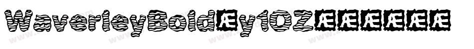 WaverleyBold-y1OZ字体转换