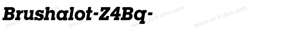 Brushalot-Z4Bq字体转换