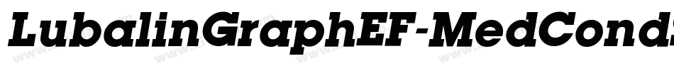 LubalinGraphEF-MedCondSC字体转换