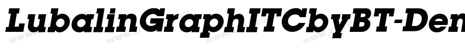 LubalinGraphITCbyBT-Demi字体转换