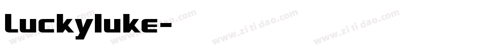 Luckyluke字体转换
