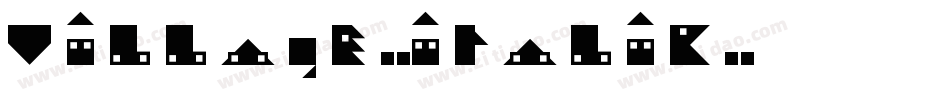 Village-Italic字体转换