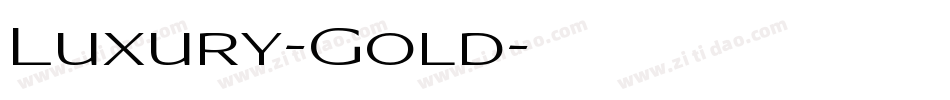 Luxury-Gold字体转换