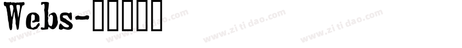 Webs字体转换