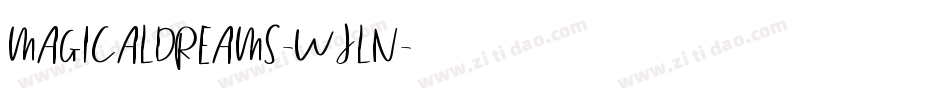 MagicalDreams-wjln字体转换