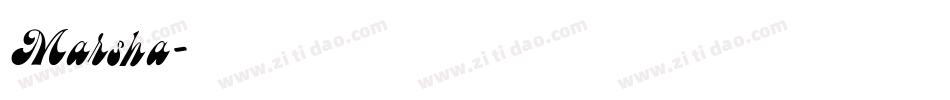 Marsha字体转换