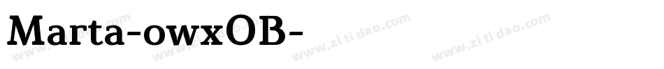 Marta-owxOB字体转换