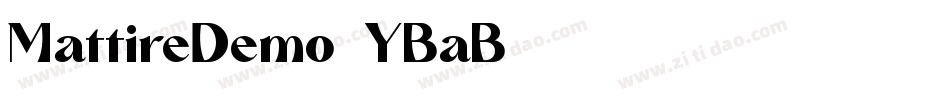 MattireDemo-9YBaB字体转换