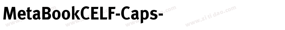 MetaBookCELF-Caps字体转换