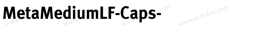 MetaMediumLF-Caps字体转换