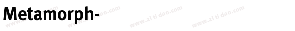 Metamorph字体转换