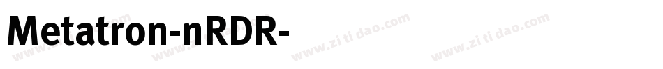 Metatron-nRDR字体转换