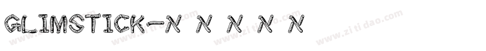 Glimstick字体转换