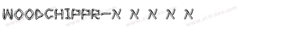 Woodchippr字体转换