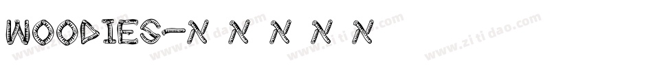 Woodies字体转换