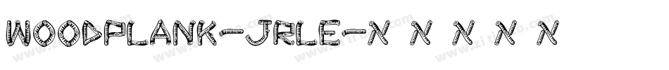 Woodplank-JRlE字体转换