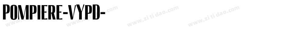 Pompiere-vYpD字体转换