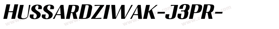 HussarDziwak-j3PR字体转换